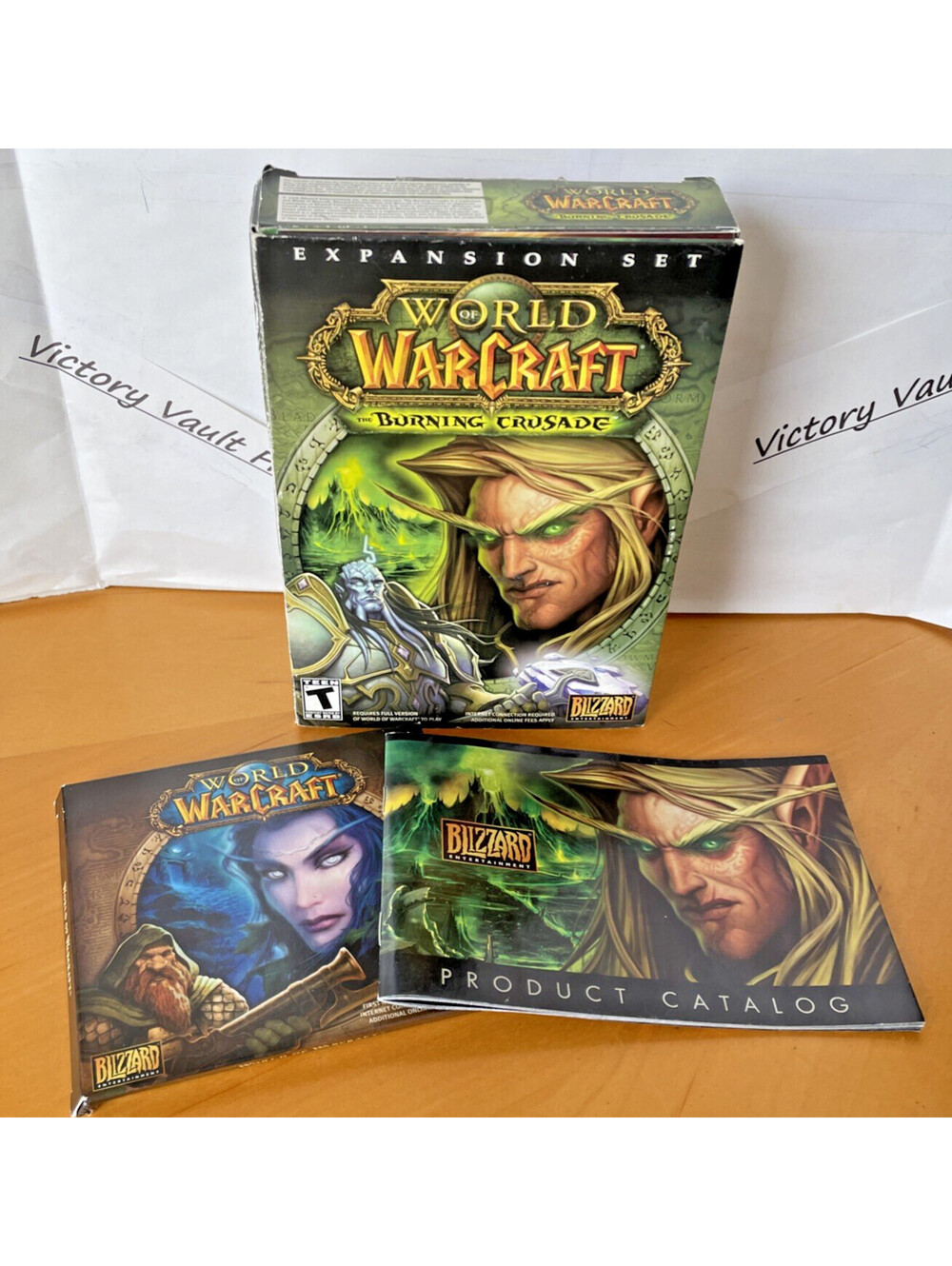 World of Warcraft Vanilla Jewel Case & The Burning Crusade PC Big Box Bundle Lot